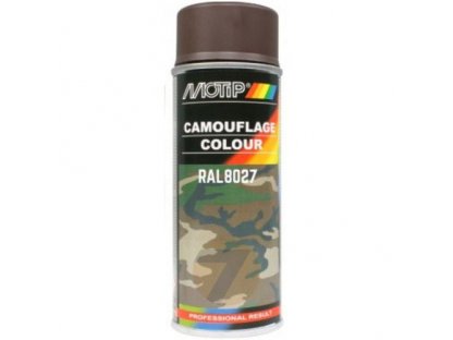 Motip Camouflage Colour RAL 8027 Spray 400 ml