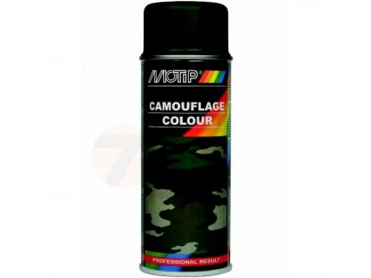 Motip Camouflage RAL 9021 maskovací barva ve spreji 400 ml
