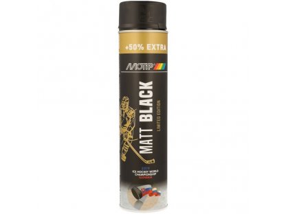 Motip black matt spray paint 600 ml