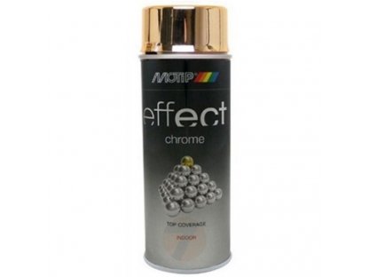 Motip Chrome effect zlatá spray 400 ml