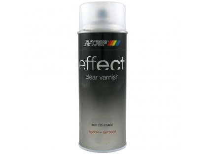 Motip Deco Clear Varnish bezfarebný lak lesk Spray 400 ml