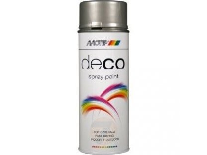 Motip Deco RAL 9006 lesk Spray 400 ml