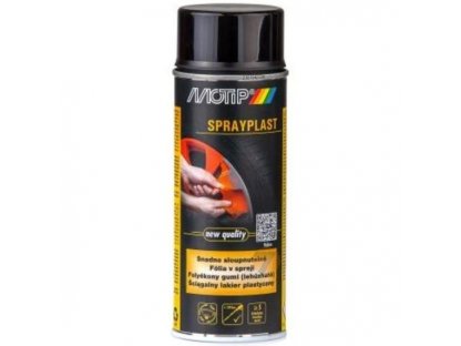 Motip SprayPlast black film glossy in spray 400ml