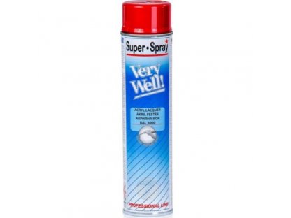 Motip Very Well RAL 3000 rosso fuoco lucido vernice acrilica spray 600 ml