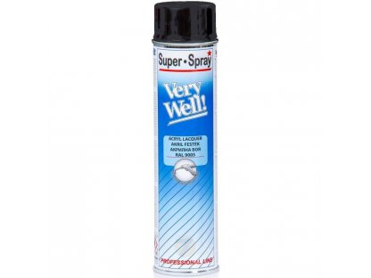 Motip Very Well RAL 9005 nero opaco vernice acrilica spray 600 ml