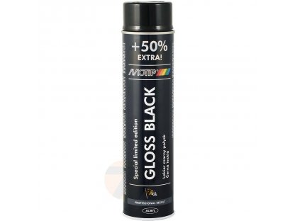 Motip High gloss black Spray 600ml