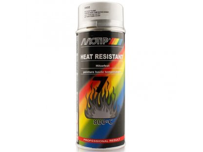 Motip Heat Resistant 800 °C Lacquer  Silver 400ml