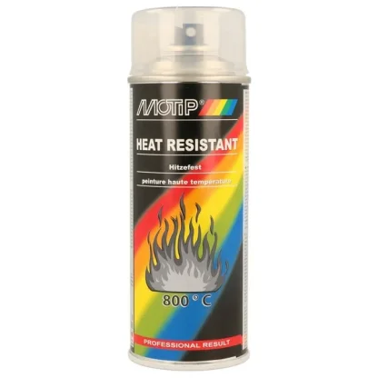 Motip Heat Resistant 800°C Clear Lacquer Spray 400ml