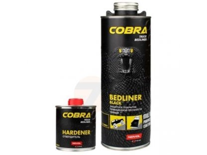 Novol Cobra Bedliner negro set 600 + 200ml