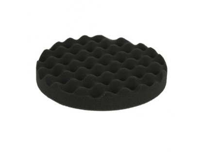 Leštící molitan wafle čierny 150 x 25 mm