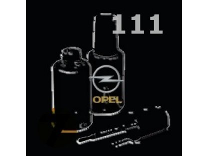 OPEL - 111 - CARBONBLACK/SCHWARZ černá barva - retušovací tužka