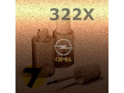 OPEL - 322X - CUPRUM COPPER metal. barva retušovací tužka