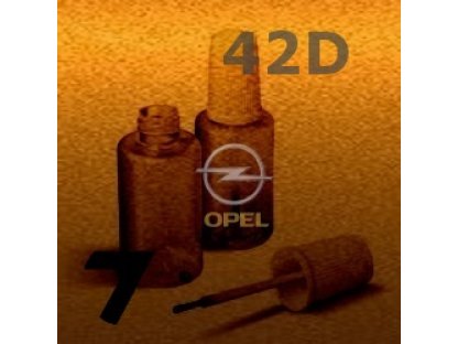 OPEL - 42D - BURNING HOT metal. barva retušovací tužka