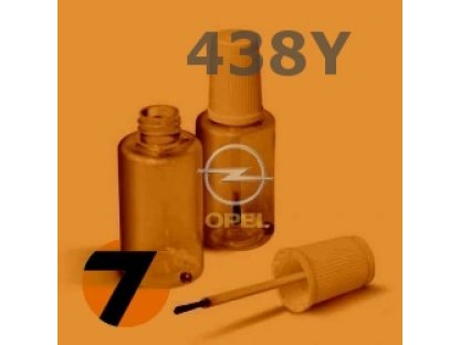 OPEL - 438Y - ORANGE ALERT MANDARINA oranžová barva - retušovací tužka