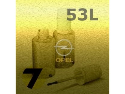 OPEL - 53L - BROCADE YELLOW metal. barva retušovací tužka