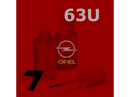 OPEL - 63U - POWERROT červená barva - retušovací tužka