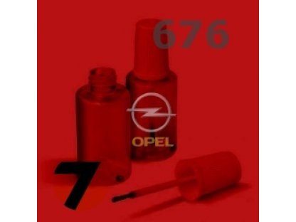 OPEL - 676 - COCA COLA RED červená barva - retušovací tužka