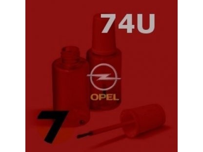 OPEL - 74U - POPPY RED červená barva - retušovací tužka