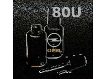 OPEL - 80U - PHANTOM BLACK metal. barva retušovací tužka