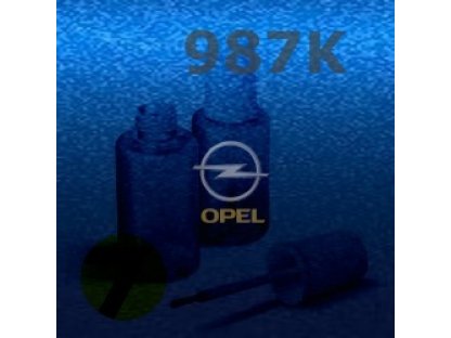 OPEL - 987K - IMPULSE BLUE metal. barva retušovací tužka