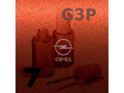 OPEL - G3P - CURRY RED metal. barva retušovací tužka