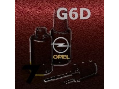 OPEL - G6D - DARK BURGUNDY metal. barva retušovací tužka