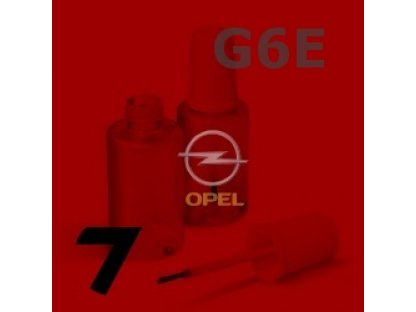 OPEL - G6E - SOLAR RED červená barva - retušovací tužka