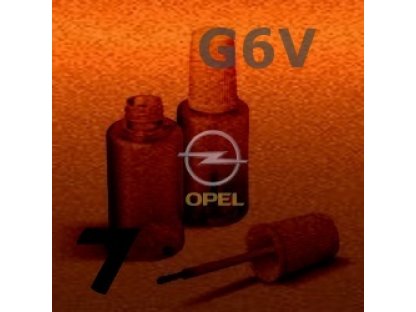 OPEL - G6V - ORANGE ROCK metal. barva retušovací tužka