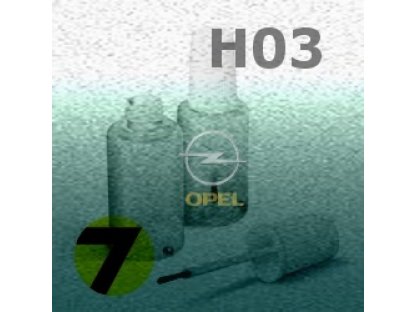 OPEL - H03 - PEPPERMINT metal. barva retušovací tužka