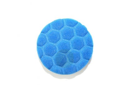 gąbka do polerowania w kolorze niebieskim o strukturze plastra miodu D80mm