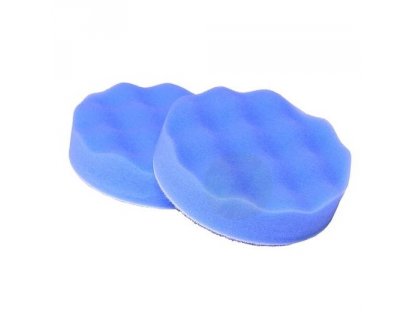 Foam polishing pad D80 blue wafle