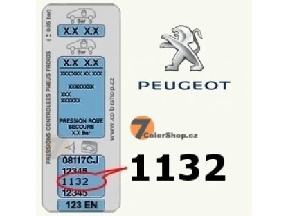 PEUGEOT 1132 BIANCO AROSA matita colore 20ml