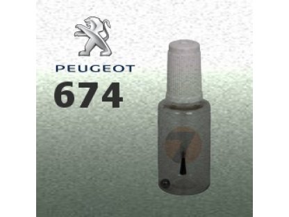 PEUGEOT 674 VERT ARGENTE metalická barva tužka 20ml