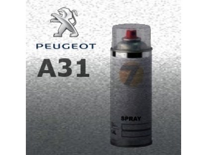 PEUGEOT A31 GRIS COOL SILVER metalická barva Sprej 400ml