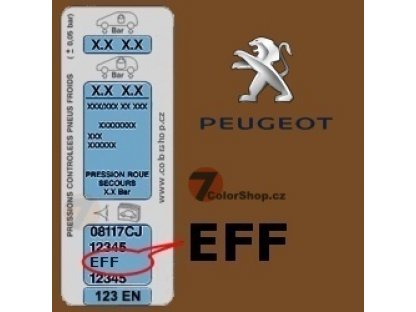 PEUGEOT EFF BRUN HOLLANDE RAL8008 matita colorata 20ml