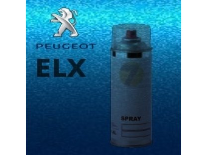 PEUGEOT ELX BLEU ELECTRA metalická barva Sprej 400ml