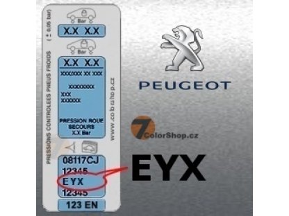 PEUGEOT EYX GRIS MERCURE metalická barva Sprej 400ml