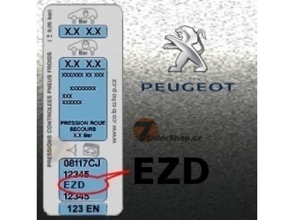 PEUGEOT EZD GRIS HADES metalická barva Sprej 400ml
