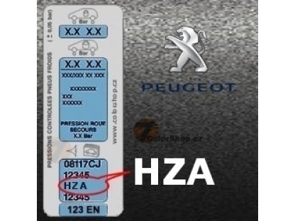 PEUGEOT HZA GRIGIO ANTRACITE vernice metallizzata Spray 400ml