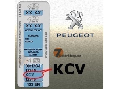 PEUGEOT KCV OR BLANC metalická barva Sprej 400ml