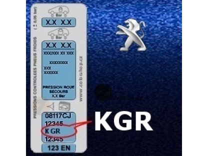 PEUGEOT KGR BLEU NOCTURNE metálfény szín ceruza 20ml