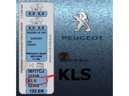 PEUGEOT KLS BLEU MONDIAL metálfény szín ceruza 20ml