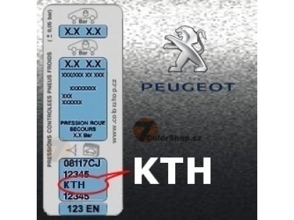 PEUGEOT KTH GRIS THORIUM metalická barva Sprej 400ml