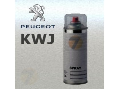 PEUGEOT KWJ BLANC metalická barva Sprej 400ml 2ks