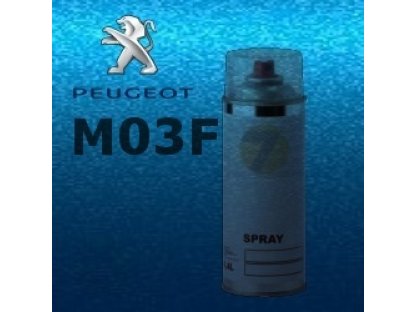PEUGEOT M03F BLEU RECIFE metalická barva Sprej 400ml