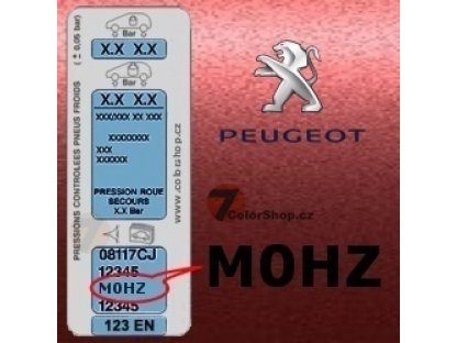 PEUGEOT M0HZ ROUGE BOUGAINVILLIERS vernice metallizzata Spray 400ml