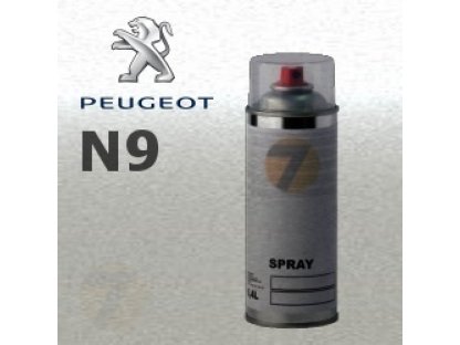 PEUGEOT N9 BLANC NACRE metalická barva Sprej 400ml