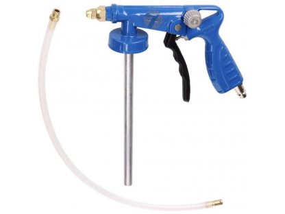 Spray gun for vehicle undersides and cavities with ML hose