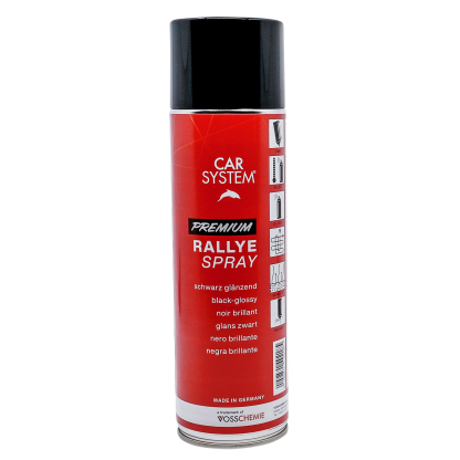 CS Rallye peinture en spray noir brillant 500 ml Premium