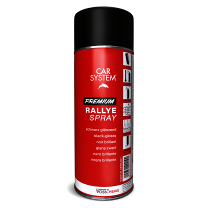 CS Rallye peinture en spray noir brillant 500 ml Premium